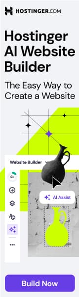 Hostinger Website Builder - Right Banner
